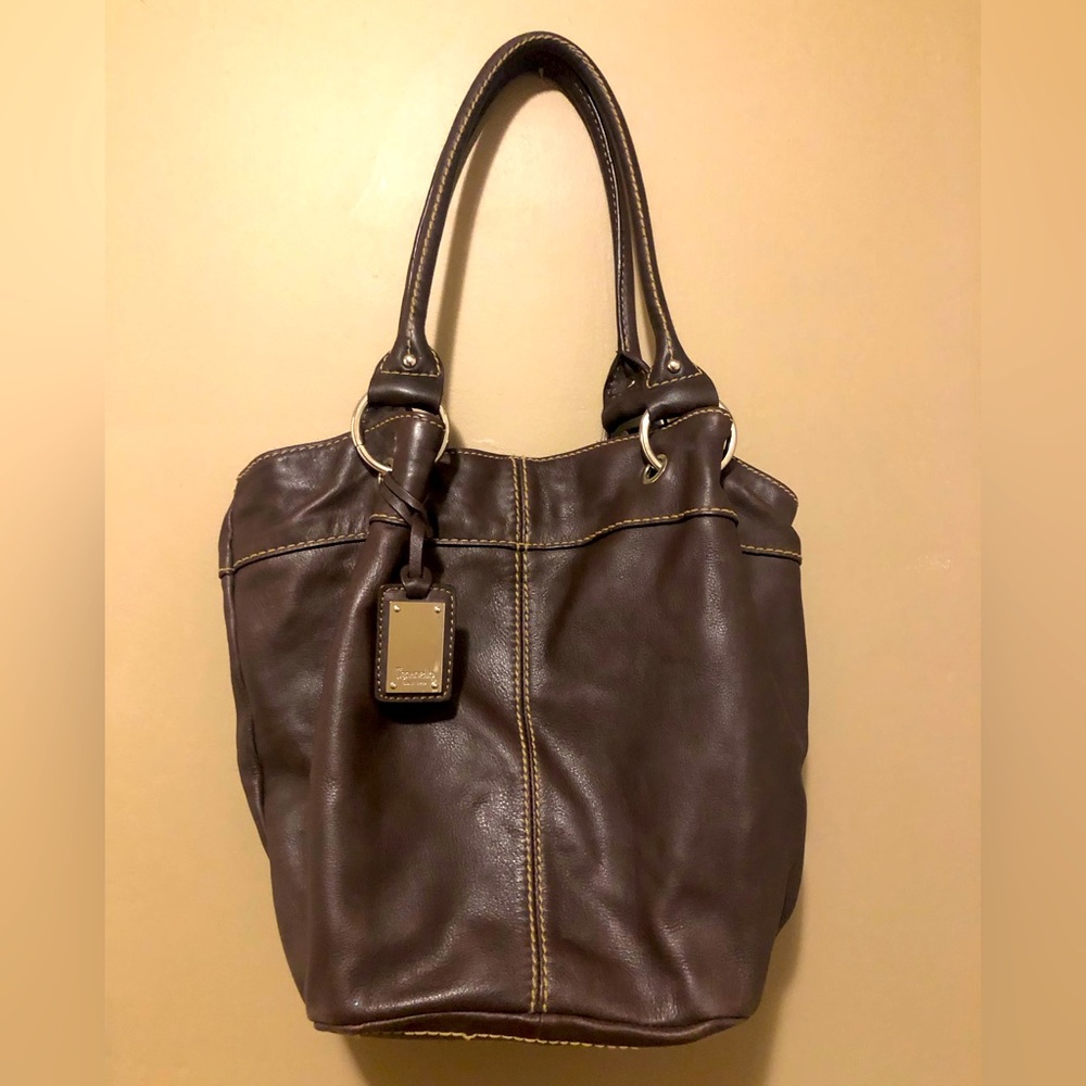 Tignanello leather shoulder bag